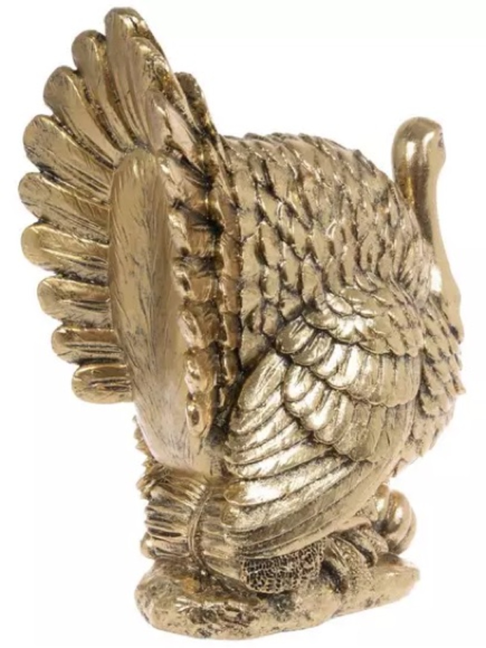 Metallic Turkey Figurine - Picture 3 of 3